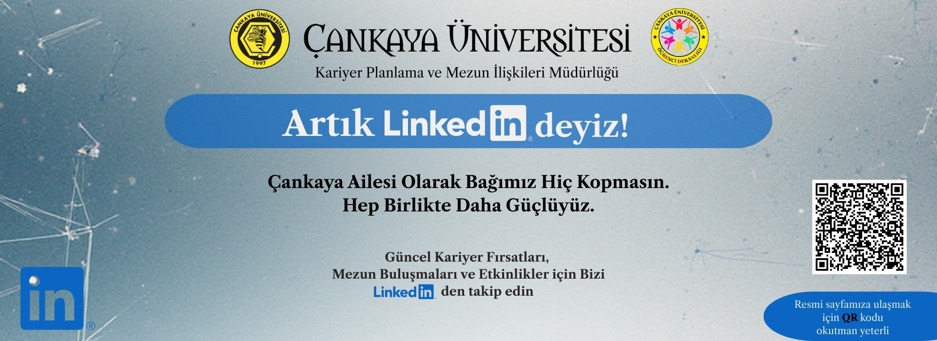 ARTIK LİNKEDİNDEYİZ